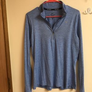 Blue Nike Sports quarter-zip
